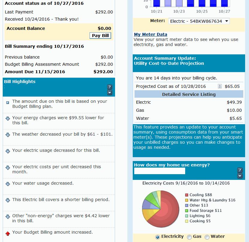 Memphis Light Gas and Water Smart Grid My Account